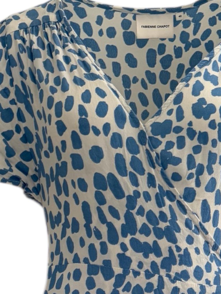 Fabienne Chapot jurk L, Maat 38/40 (M), Blauw, Ophalen of Verzenden, Zo goed als nieuw