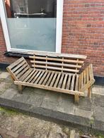 vidaXL bankje met kussen 190 cm massief acaciahout, Tuin en Terras, Tuinbanken, Ophalen, Gebruikt, Hout