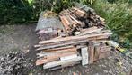 GRATIS!!  Opgruimde Houtvoorraad - Hardhout & Oude Balken, Doe-het-zelf en Verbouw, Hout en Planken, Ophalen, Gebruikt, 25 tot 50 mm