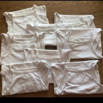 Rompers wit spaghetti bandjes 86-92 13x beschikbaar voor biedingen