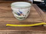 Vintage bloempot, Tuin en Terras, Bloempotten, Ophalen, Gebruikt, Rond, Minder dan 25 cm