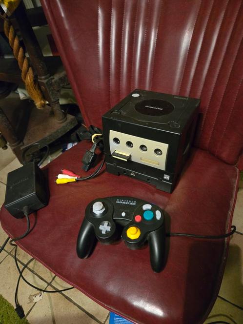Gamecube nintendo zwarte controller gameboy dol-017, Spelcomputers en Games, Spelcomputers | Nintendo GameCube, Gebruikt, Zwart