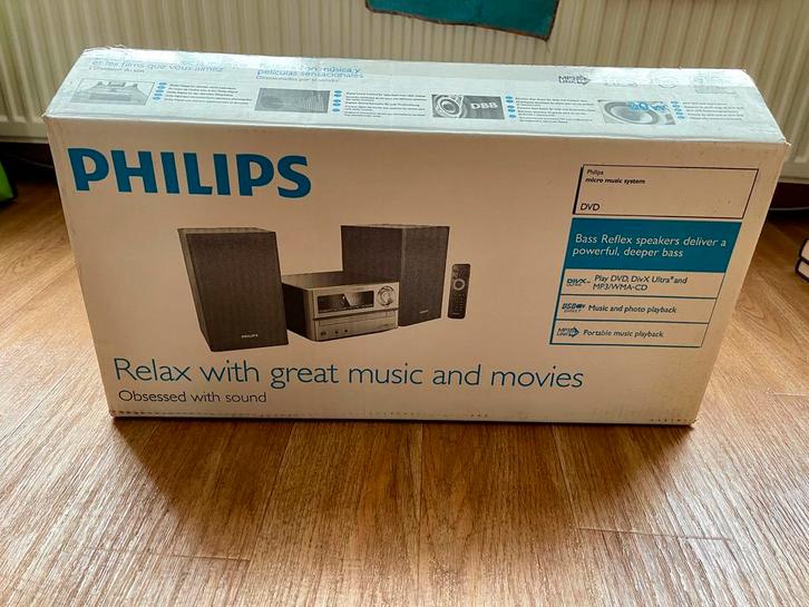Philips MCD2010 Micro Muziek Systeem, Audio, Tv en Foto, Stereo-sets, Gebruikt, Cd-speler, Philips, Microset, Ophalen