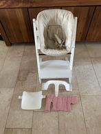 Stokke Tripp Trapp met baby set , newborn set en baby tuigje, Kinderen en Baby's, Kinderstoelen, Ophalen, Gebruikt, Meegroeistoel