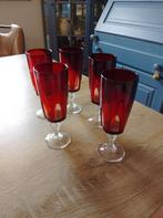 5 christal dark Durand gothic glazen rood, Antiek en Kunst, Ophalen of Verzenden