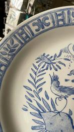 Gien OISEAU BLEU platte ronde schaal, Ophalen of Verzenden, Overige stijlen, Schaal of Schalen