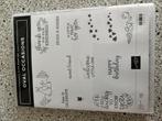 Stampin up oval occasions, Ophalen of Verzenden, Gebruikt, Clearstamp