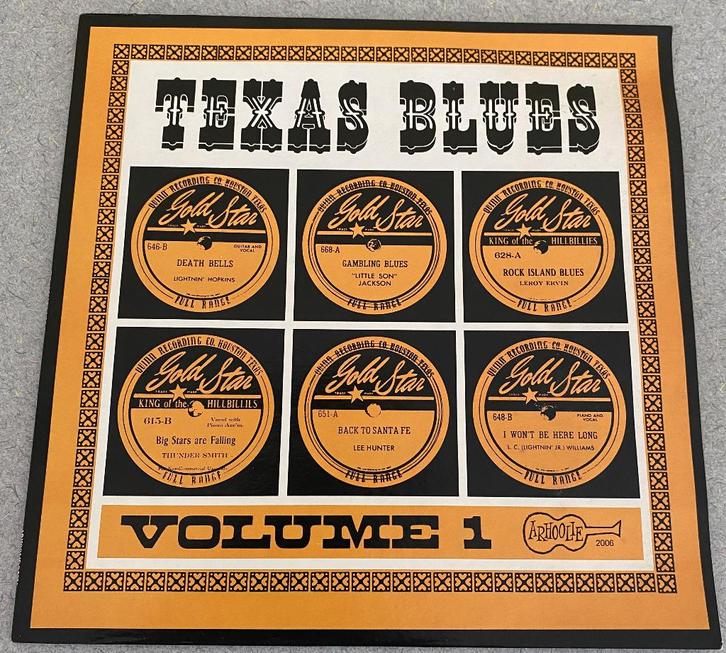 Leuke LP Texas Blues Volume 1, Cd's en Dvd's, Vinyl | Jazz en Blues, Zo goed als nieuw, Blues, 1960 tot 1980, 12 inch, Ophalen of Verzenden