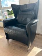 DeSede DS23 Living zwart leren design fauteuil., Huis en Inrichting, Fauteuils, Ophalen, Gebruikt, Leer, DeSede DS23, zwart leer,