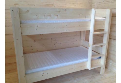 stapelbed steigerhout, Kinderen en Baby's, Kinderkamer | Stapelbedden en Hoogslapers, Nieuw, Stapelbed, Ophalen