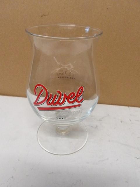 Duvel bier glas (nr.11) Moortgat  1971, Verzamelen, Biermerken, Nieuw, Glas of Glazen, Duvel, Ophalen of Verzenden