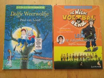 4x CD's Luisterboek | Dolfje Weerwolfje + Voetbal Bende beschikbaar voor biedingen