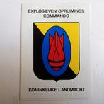 Sticker.  Koninklijke landmacht.  Explosieven opruimings COM, Verzamelen, Militaria | Algemeen, Ophalen of Verzenden, Landmacht