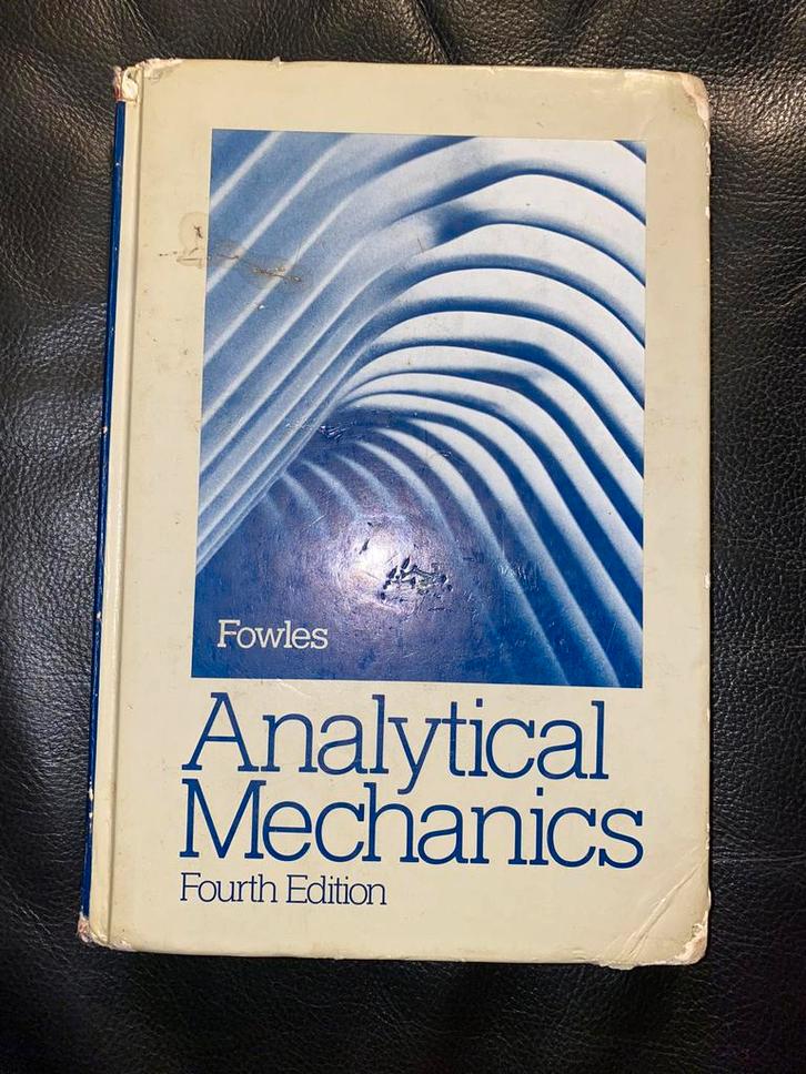 Analytical Mechanics  by Fowles, Grant R..Fourth Edition, Boeken, Wetenschap, Gelezen, Natuurwetenschap, Ophalen of Verzenden
