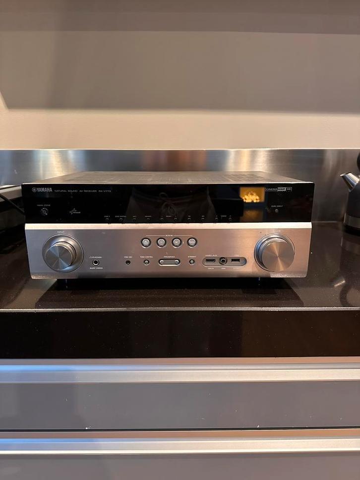 YAMAHA Natural Sound AV Receiver RX-V778 + KEF Speakers, Audio, Tv en Foto, Tuners, Zo goed als nieuw, Ophalen of Verzenden