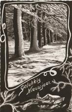 KERST SNEEUW JAREN 50 GLANZENDE ZEER MOOIE OUDE KAART KK105, Verzenden, 1940 tot 1960, Ongelopen, Feest(dag)