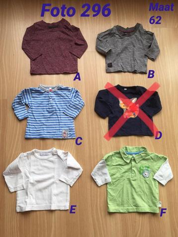 Longsleeve jongen maat 62 zgan *foto 296* beschikbaar voor biedingen