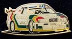 Audi- Yacco VAG sportwagen pin, Verzamelen, Speldjes, Pins en Buttons, Verzenden, Nieuw, Transport, Speldje of Pin