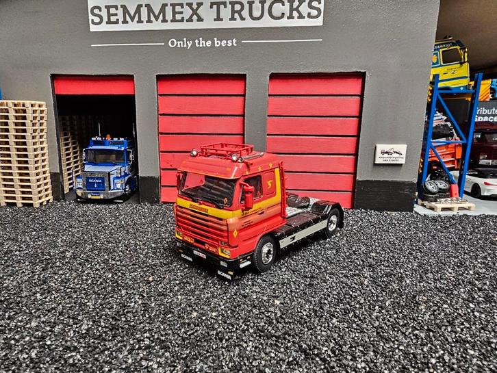 Wsi scania 143 streamline samengestelde b keus ., Hobby en Vrije tijd, Modelauto's | 1:50, Zo goed als nieuw, Bus of Vrachtwagen