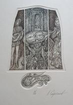 Exlibris  / Ex libris L. Stroganov, Renaissance kat, Antiek en Kunst, Verzenden