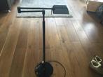 Relux zwarte in hoogte verstelbare vloer, lees lamp RL101/5, Huis en Inrichting, Ophalen, Gebruikt, Metaal