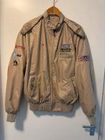 Vintage Birdie Bomberjack - Unieke Militaire Stijl, Ophalen of Verzenden, Gedragen, Overige maten, Beige