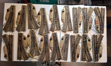 43 marklin m rails wissels (nazien loop of sloop ) beschikbaar voor biedingen