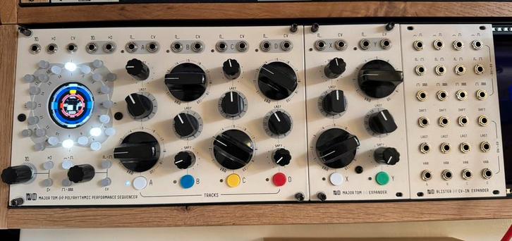 MAJOR TOM / EXPANDER / Polyrhythmic / BLISTER Eurorack, Muziek en Instrumenten, Soundmodules, Zo goed als nieuw, Ophalen of Verzenden