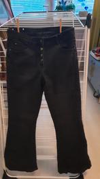 Zwarte Isla Ibiza flared broek met hartjes, Zwart, Ophalen of Verzenden, W27 (confectie 34) of kleiner, Isla Ibiza