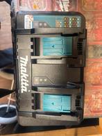 Makita DC18RD Dubbele Snellader - Nieuwstaat!, Doe-het-zelf en Verbouw, Gereedschap | Machine-onderdelen en Toebehoren, Ophalen of Verzenden