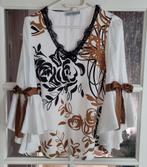 Witte blouse met mooie details, m, Ophalen of Verzenden, Zo goed als nieuw, Wit