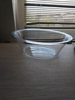 Grote glazen kom goede staat, Ophalen, Gebruikt, Glas
