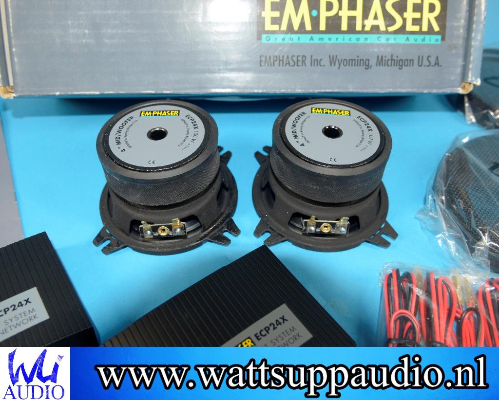 Emphaser ECP24X 2-way component set / speaker 10cm / 4'', Auto diversen, Autospeakers, Gebruikt, ., Ophalen of Verzenden, .