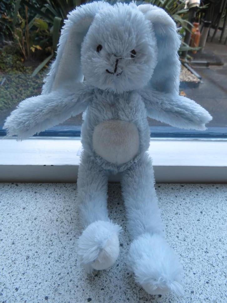 Konijn van Blokker Bobbie Blue Happy Horse licht blauw nieuw, Kinderen en Baby's, Speelgoed | Knuffels en Pluche, Nieuw, Konijn