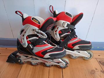 Zwart/Rode "Rollerblade" skeelers. Mt.41. beschikbaar voor biedingen
