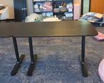 Zwarte bureau ikea bekant, Huis en Inrichting, Bureaus, Ophalen, In hoogte verstelbaar, Zo goed als nieuw, Bureau