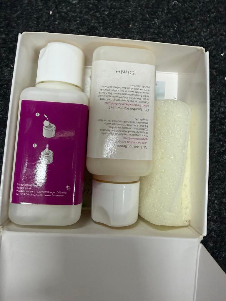 Leder Onderhoudsset, Ophalen