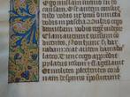 getijdenboek perkament bloem acanthusrand, N-Frankrijk 1480, Antiek en Kunst, Verzenden