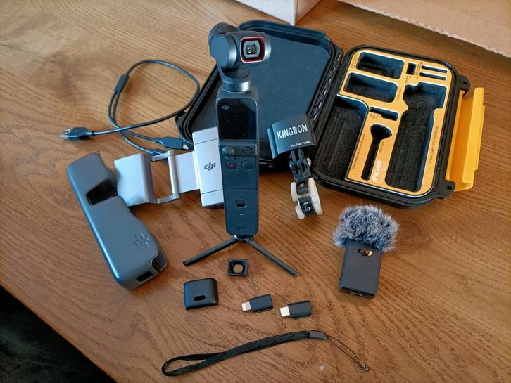 DJI Osmo Pocket 2 Overcomplete Set - Zo Goed Als Nieuw!, Audio, Tv en Foto, Actiecamera's, Zo goed als nieuw, Overige merken, Ophalen of Verzenden