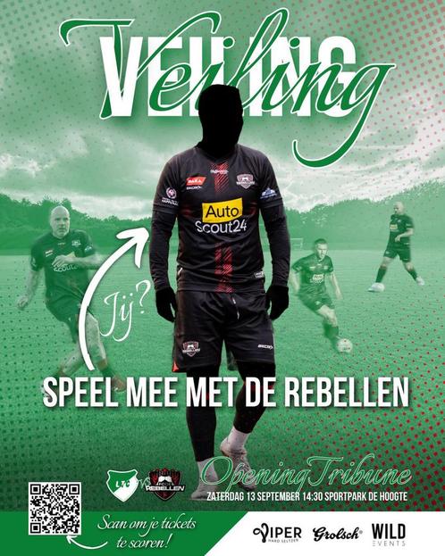 JOUW KANS: SPEEL MEE MET FC DE REBELLEN! ️, Verzamelen, Sportartikelen en Voetbal, Overige binnenlandse clubs, Ophalen
