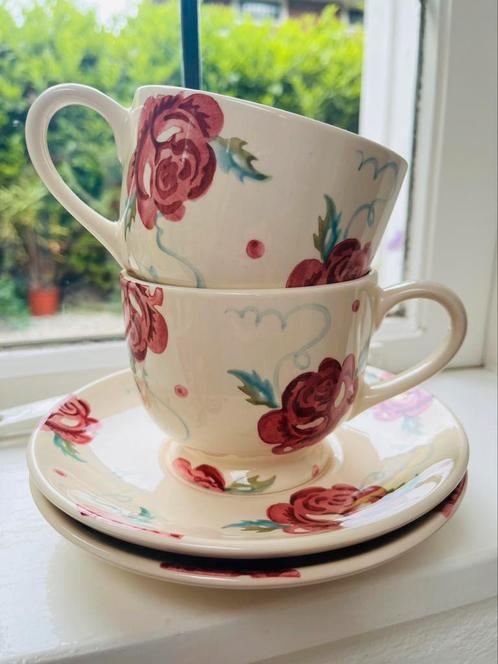 Nieuw! Rose Large Cup & Saucer, 21 years Emma Bridgewater, Huis en Inrichting, Keuken | Servies, Nieuw, Kop(pen) en/of Schotel(s)