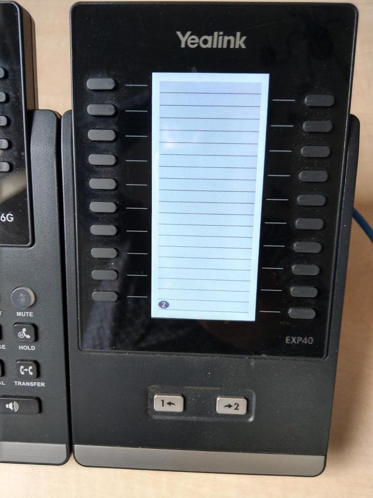 Yealink EXP40 uitbreidingsmodule, Telecommunicatie, Datacommunicatie en VoIP, Zo goed als nieuw, Toebehoren, Ophalen of Verzenden