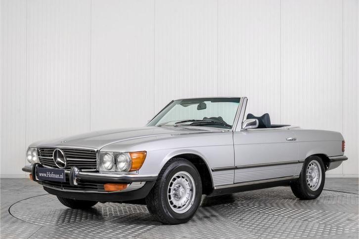 Mercedes-Benz SL-Klasse 450 SL roadster (bj 1973, automaat), Auto's, Mercedes-Benz, Bedrijf, Te koop, SL, Elektrische ramen, Lederen bekleding