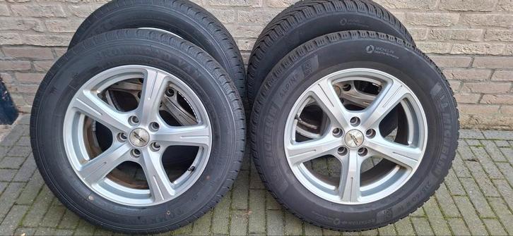 Michelin Alpin 6 + Tomket Winterb op LM Velgen - 215/60 R16, Auto-onderdelen, Banden en Velgen, Banden en Velgen, Winterbanden