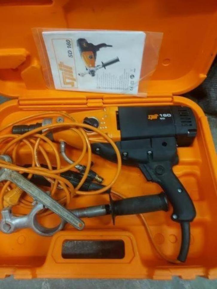 Spit SD160 Diamantboormachine Nat en Droog -kernboormachine, Doe-het-zelf en Verbouw, Gereedschap | Boormachines, Zo goed als nieuw