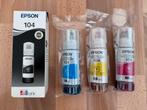 Epson 104 EcoTank Inkt - Nieuw, Computers en Software, Ophalen of Verzenden, Nieuw, Cartridge, Epson