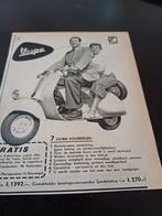 Advertentie van Vespa scooter 1 1954, Ophalen of Verzenden, Gebruikt, Overige typen