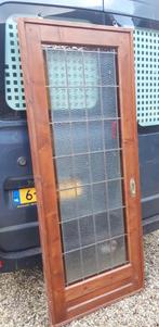 Schuifdeur glas in lood, Doe-het-zelf en Verbouw, Deuren en Horren, Ophalen, Gebruikt, 80 tot 100 cm, Binnendeur