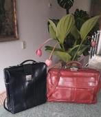 Twee nog zeer mooie leren dokters tassen o.a mutsaers, Sieraden, Tassen en Uiterlijk, Tassen | Damestassen, Ophalen of Verzenden