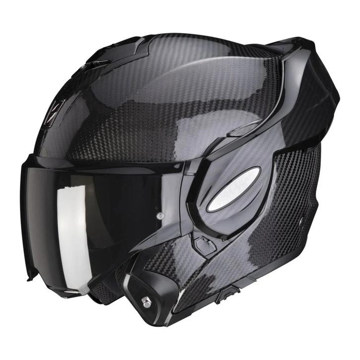 Scorpion Exo-Tech Evo Carbon Solid motorhelm SALE, Motoren, Kleding | Motorhelmen, Dames, Heren, Kinderen, Systeemhelm, L, Overige merken